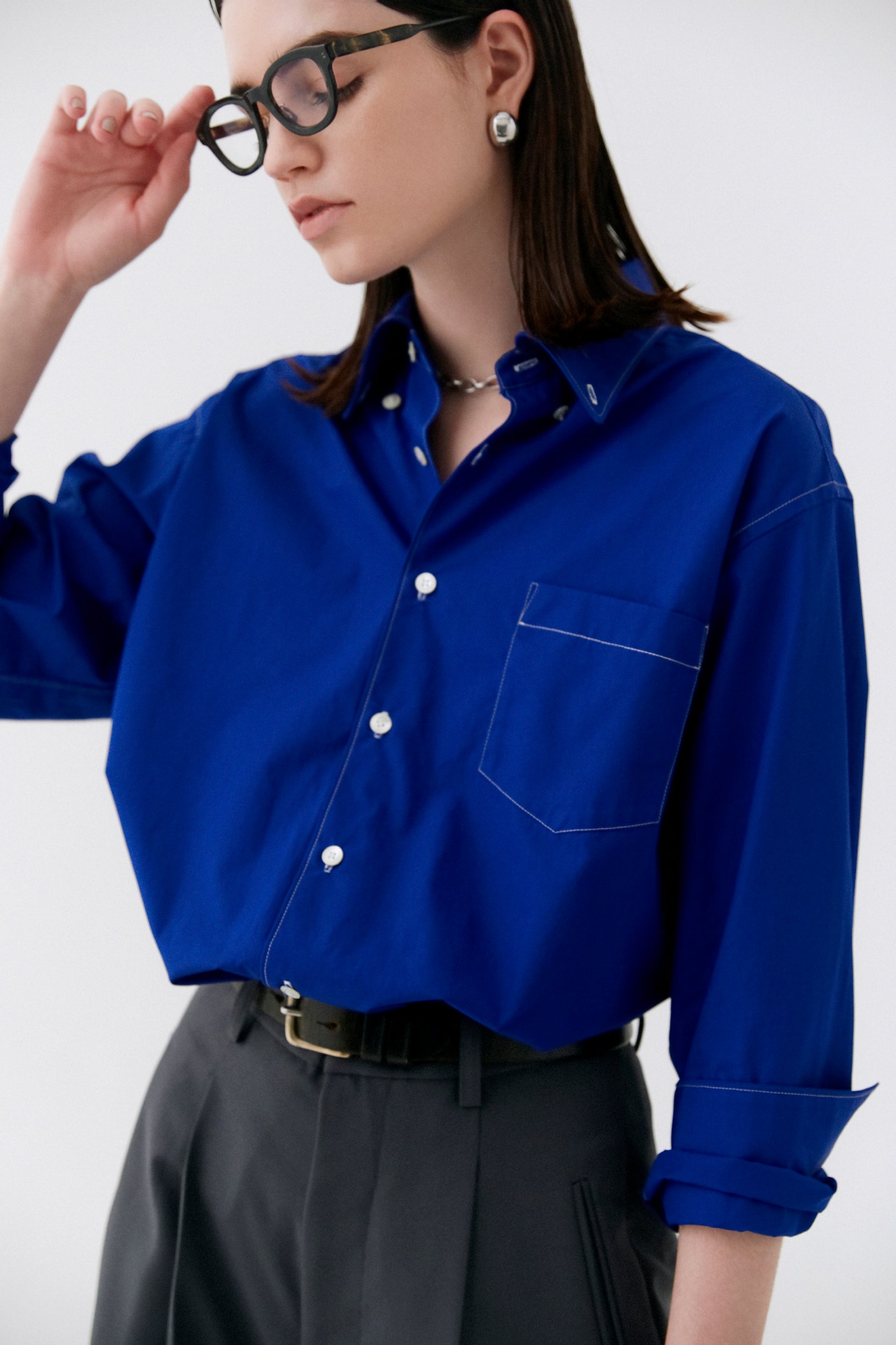 Cobalt blue cheap shirt womens