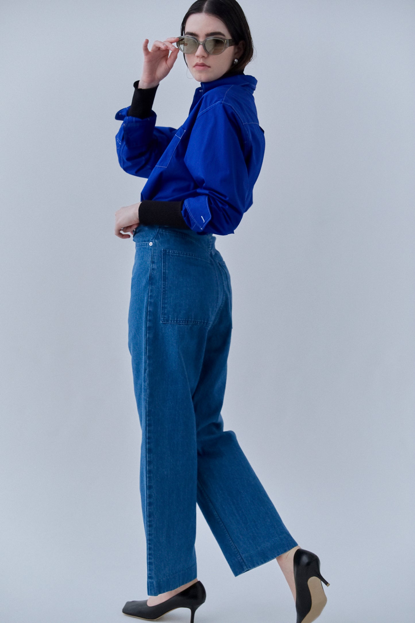 Wide denim