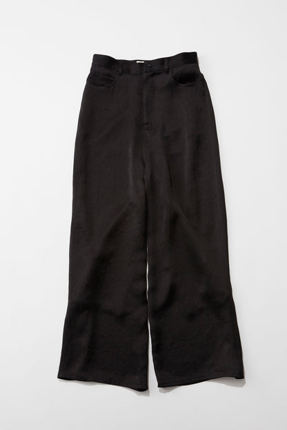 Satin wide pants